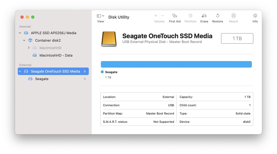 retrieve data on external drive formatted for mac,says initalize